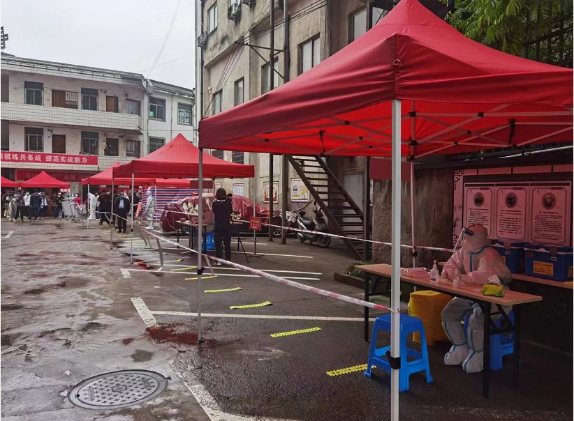 以演促防 以練筑防  ——豐潤公司配合區疫指辦、社區辦開展疫情防控應急演練